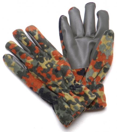 Alpina Fleece Handschuhe - atmungsaktiv + robustem PVC-Besatz