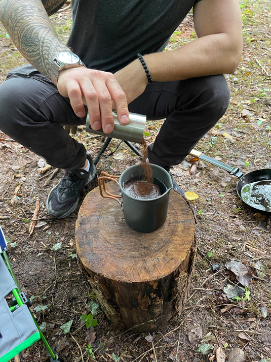 Helikon Tex Camp Coffee Grinder Hand Kaffeemühle Edelstahl Zerlegbar