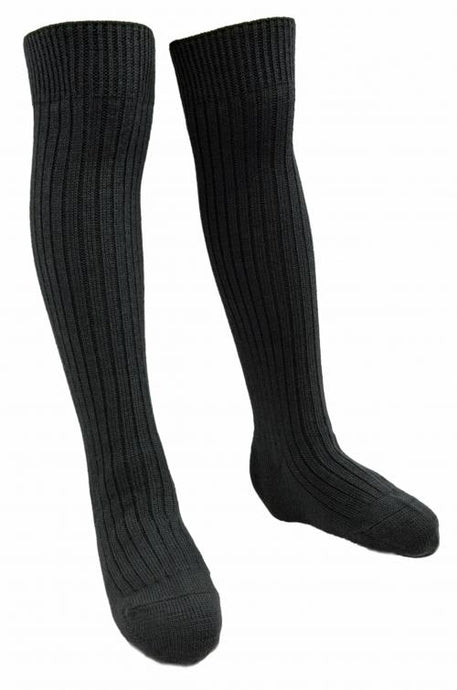 THW Wolle Socken in Anthrazit - Robust, warm und atmungsaktiv