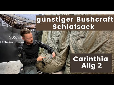 Carinthia-Schlafsack-allgemein-2-Bundeswehr-Schlafsack Video