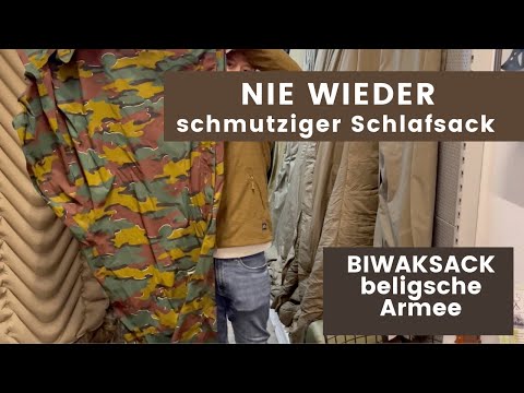 Biwaksack-BEL-Armee_idee Schlafsack Video