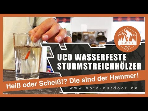 UCO Sturmstreichhölzer Schachtel 25 Stück Wasserfest