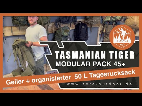 Tasmanian Tiger TT Modular Pack 45 Plus Einsatz-Rucksack Oliv